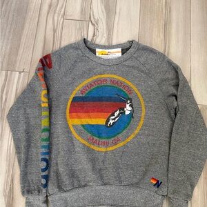 Aviator Nation sweatshirt with Malibu Logo